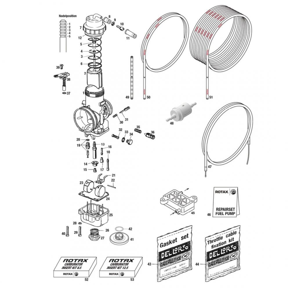 DellOrto VHSB34 Rotax Max