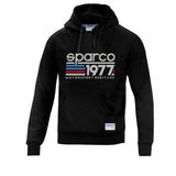 Hoodie Sparco 1977 Sort