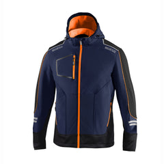 Jakke Softshell Sparco Tech Blå/Orange