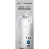 Brandslukker,Design by Housegard, 6 kg pulver PE6HRA, hvid