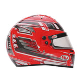 Hjälm Bell RS7 Pro Hans Stamina Antracit/Röd