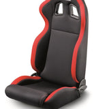 Sportssæde Sparco R100 sort/rød