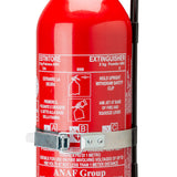 Sparco brandslukker 2 kg pulver