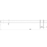 Rattstång M8x510mm Universal