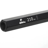 Styrstag 210mm svart hexagonal