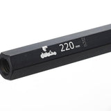 Styrstag 220mm svart hexagonal