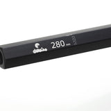 Styrstag 280mm svart hexagonal
