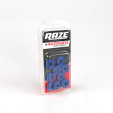 Gummiskive 6x20mm Blå 10-Pak