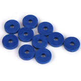 Gummiskive 6x20mm Blå 10-Pak
