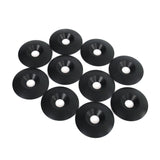 Forsænket Aluminium skive 8x34mm Sort 10stk