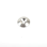 Forsænket Aluminium skive 8x30mm sølv 10stk