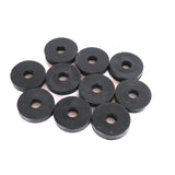 Gummiskive 6x20mm Sort 10-Pak