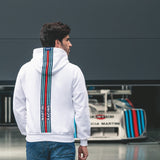 Hoodie Martini Big Stripes Hvid