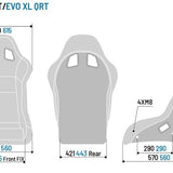 Sæde Sparco Evo XL/III QRT