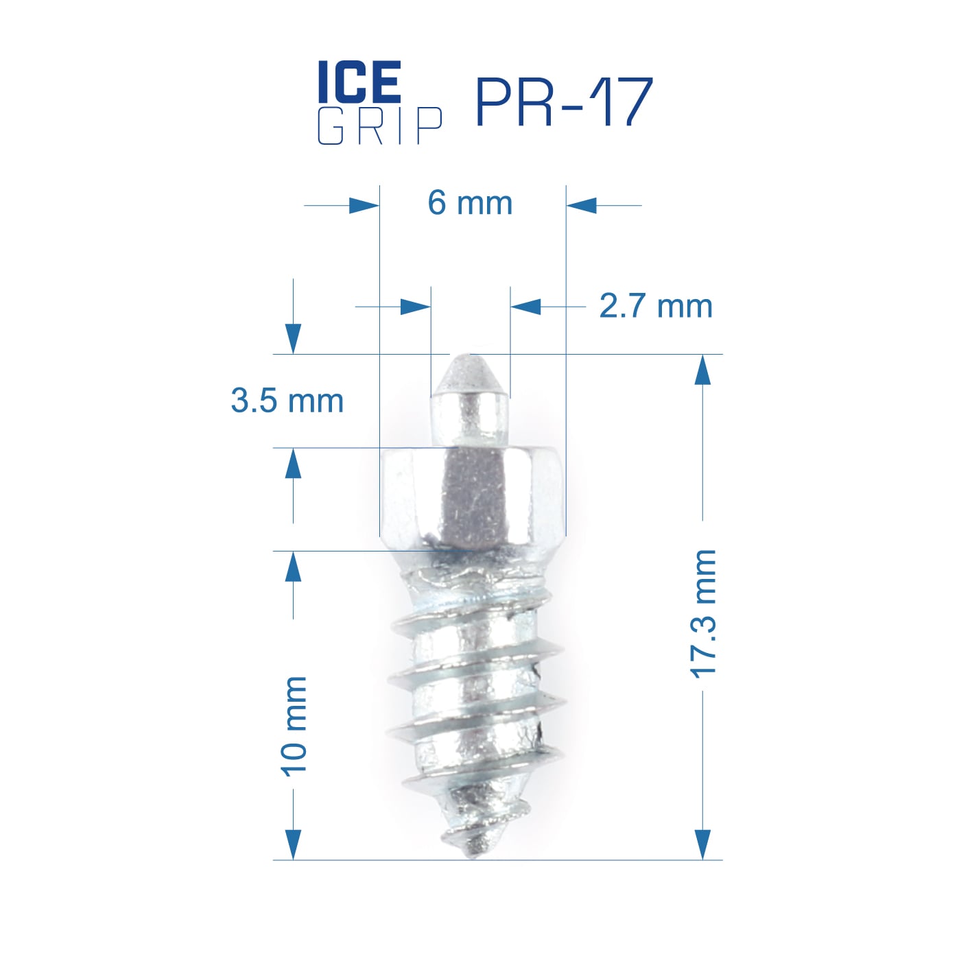 IceGrip Pigge PR 1000 stk