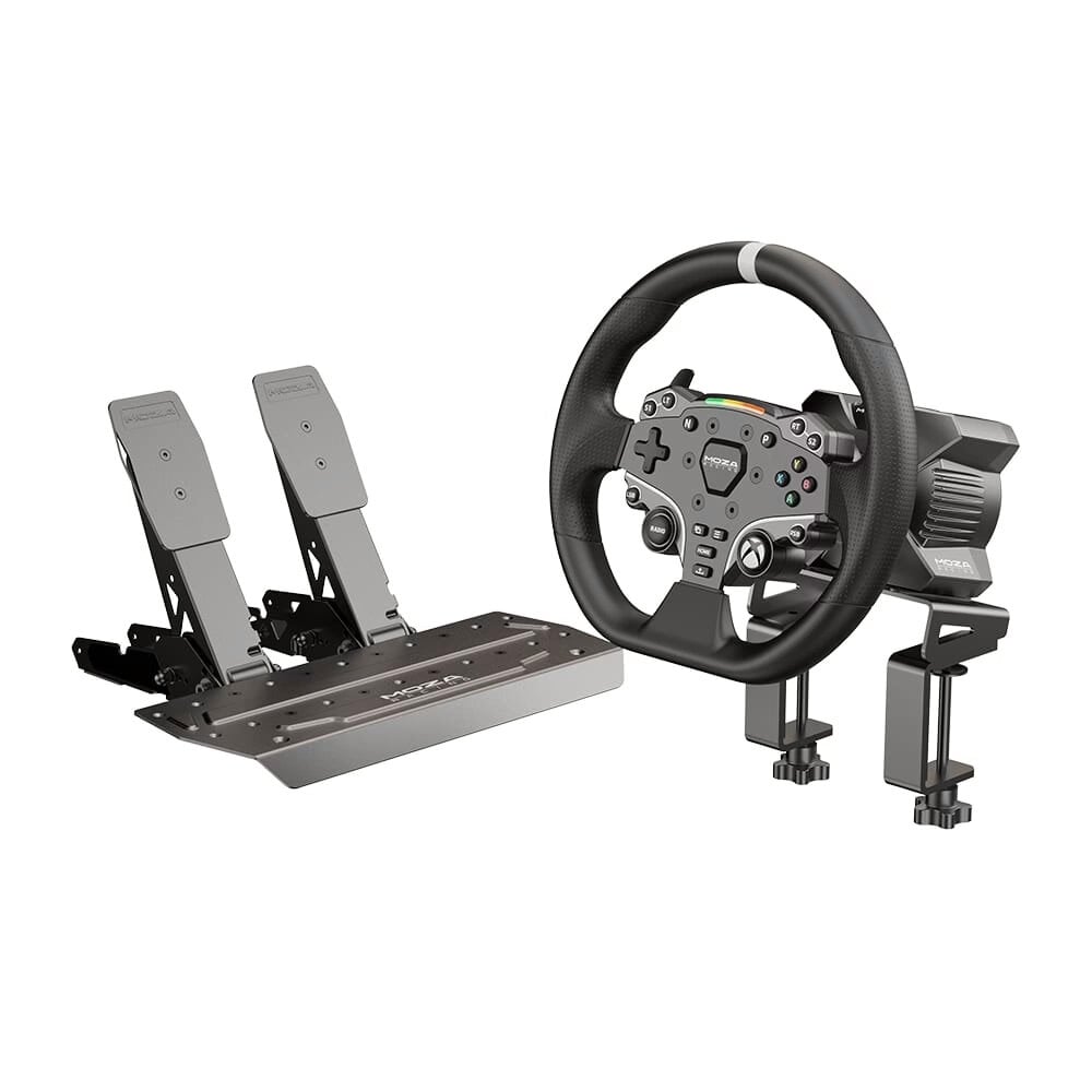 Moza R3 Racing Wheel and Pedals for Xbox & PC